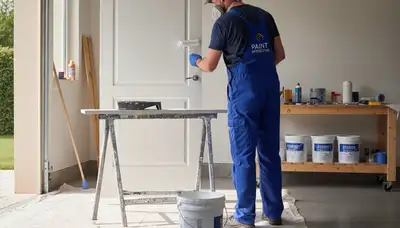 Professional door painting service in La Jolla, CA by expert house painters for coastal homes