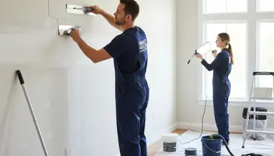 Professional drywall repair and wall restoration in La Jolla, CA by expert house painters