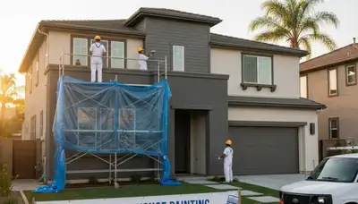 House painters in La Jolla, CA providing professional exterior and interior painting services
