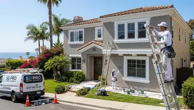Professional house painting services in La Jolla, CA by expert local painters