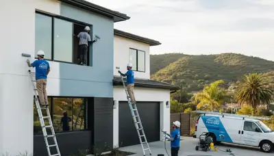 House painters in La Jolla, CA providing professional exterior and interior painting services