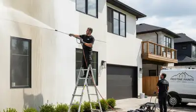 Professional pressure cleaning for coastal homes in La Jolla, CA by expert house painters