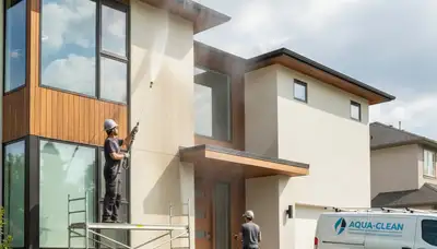 Professional pressure washing La Jolla CA home exterior by expert house painters